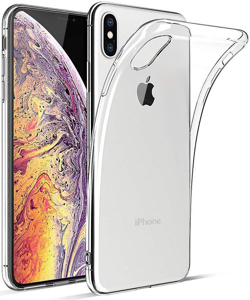 Apple iPhone XS Max Hoesje Dun TPU Transparant afbeelding 1