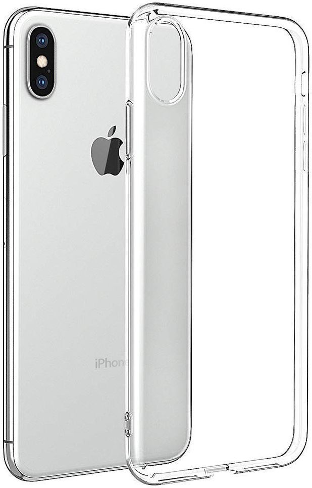 Apple iPhone XS Max Hoesje Dun TPU Transparant afbeelding 2