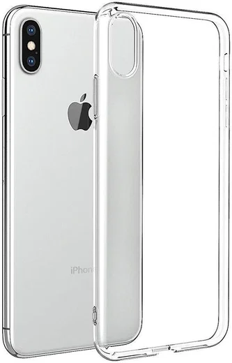 Apple iPhone XS Max Hoesje Dun TPU Transparant afbeelding 2