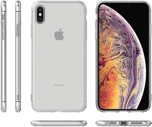 Apple iPhone XS Max Hoesje Dun TPU Transparant afbeelding 4