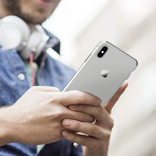 Apple iPhone XS Max Hoesje Dun TPU Transparant afbeelding 6