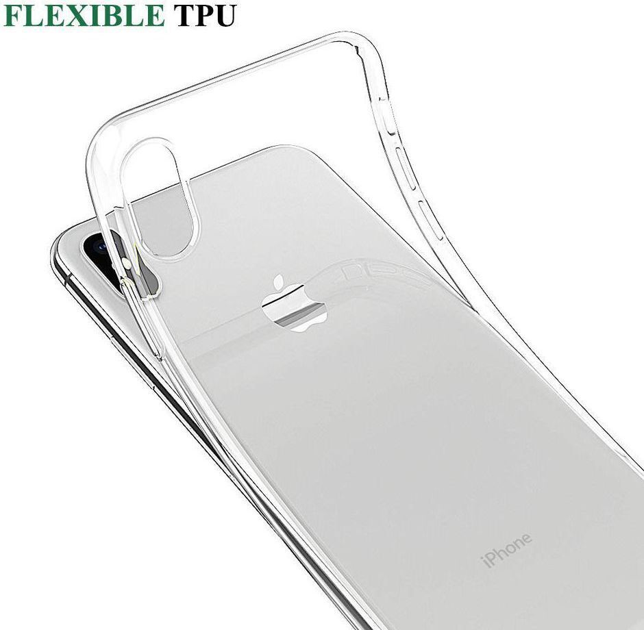 Apple iPhone XS Max Hoesje Dun TPU Transparant afbeelding 8