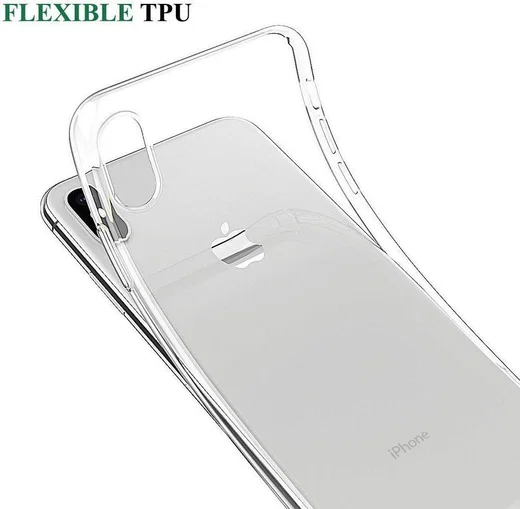 Apple iPhone XS Max Hoesje Dun TPU Transparant afbeelding 8