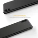 Apple iPhone XS Max Ultra Dun TPU Hoesje Zwart afbeelding 6