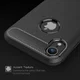 Apple iPhone XR Geborsteld TPU Hoesje Zwart afbeelding 9