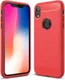 Apple iPhone XR Geborsteld TPU Hoesje Rood afbeelding 1
