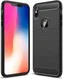 Apple iPhone XS Max Geborsteld TPU Hoesje Zwart afbeelding 1