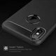 Apple iPhone XS Max Geborsteld TPU Hoesje Zwart afbeelding 8