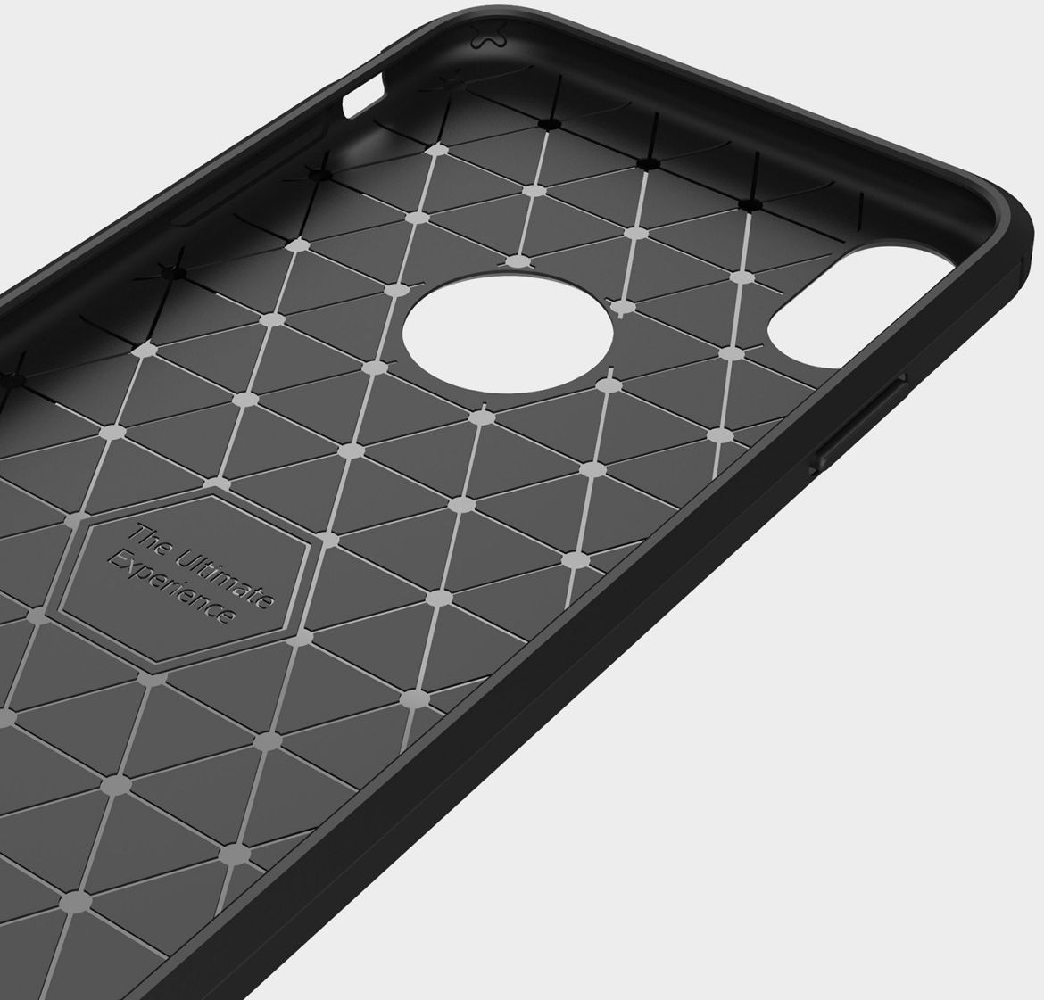 Apple iPhone XS Max Geborsteld TPU Hoesje Blauw afbeelding 9