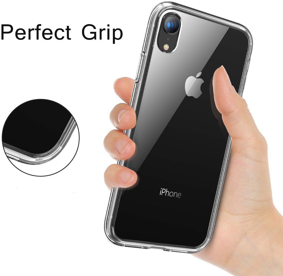 Apple iPhone XR Hard Case Transparant afbeelding 9