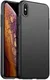 Apple iPhone XS Max Dun Mat Back Cover Hoesje Zwart afbeelding 1