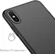 Apple iPhone XS Max Dun Mat Back Cover Hoesje Zwart afbeelding 6
