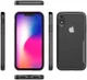 Apple iPhone XR Hybride Back Cover Hoesje Transparant Zwart afbeelding 6