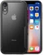 Apple iPhone XR Hybride Back Cover Hoesje Transparant Zwart afbeelding 1