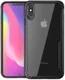 Apple iPhone XS Max Hybride Back Cover Hoesje Transparant Zwart afbeelding 1