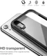 Apple iPhone XS Max Hybride Back Cover Hoesje Transparant Zwart afbeelding 4