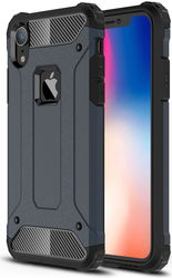 Apple IPhone XR Hoesje Shock Proof Hybride Back Cover Blauw afbeelding
