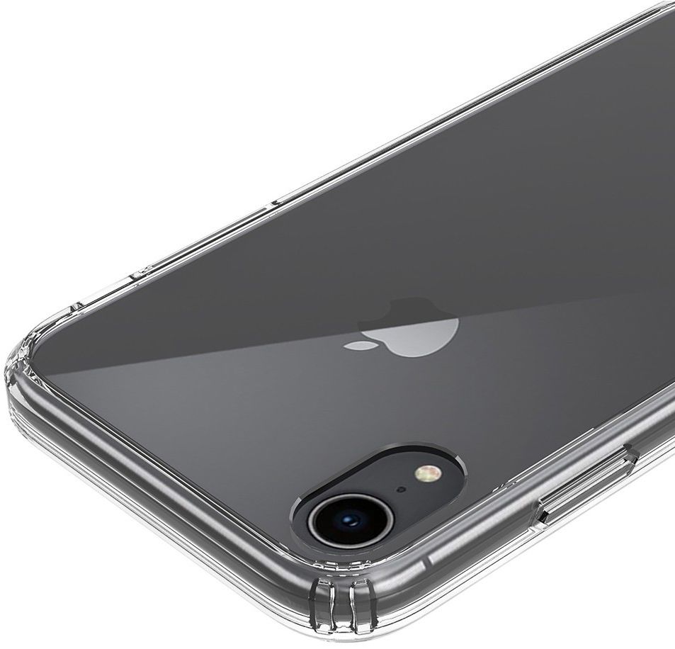 Apple iPhone XR Hoesje Armor Back Cover Transparant afbeelding 6