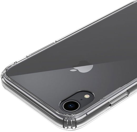 Apple iPhone XR Hoesje Armor Back Cover Transparant afbeelding 6