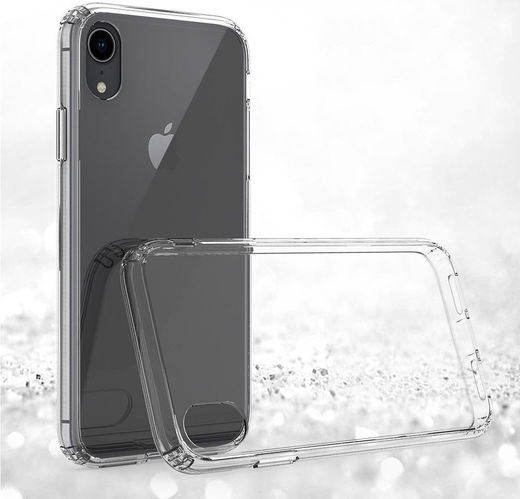 Apple iPhone XR Hoesje Armor Back Cover Transparant afbeelding 7
