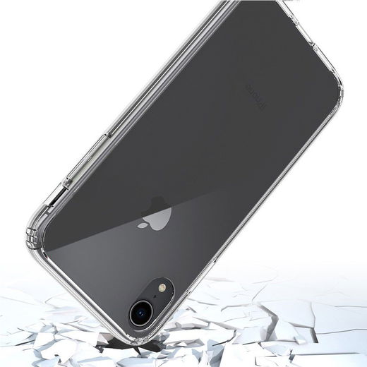 Apple iPhone XR Hoesje Armor Back Cover Transparant afbeelding 8
