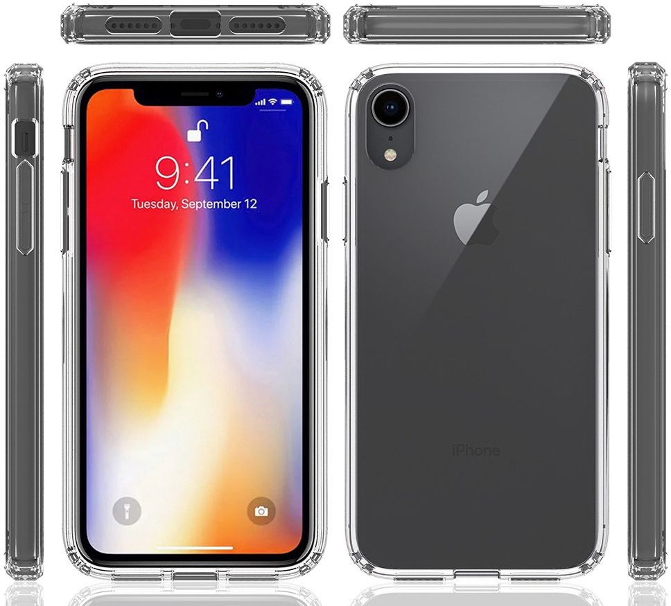 Apple iPhone XR Hoesje Armor Back Cover Transparant afbeelding 9