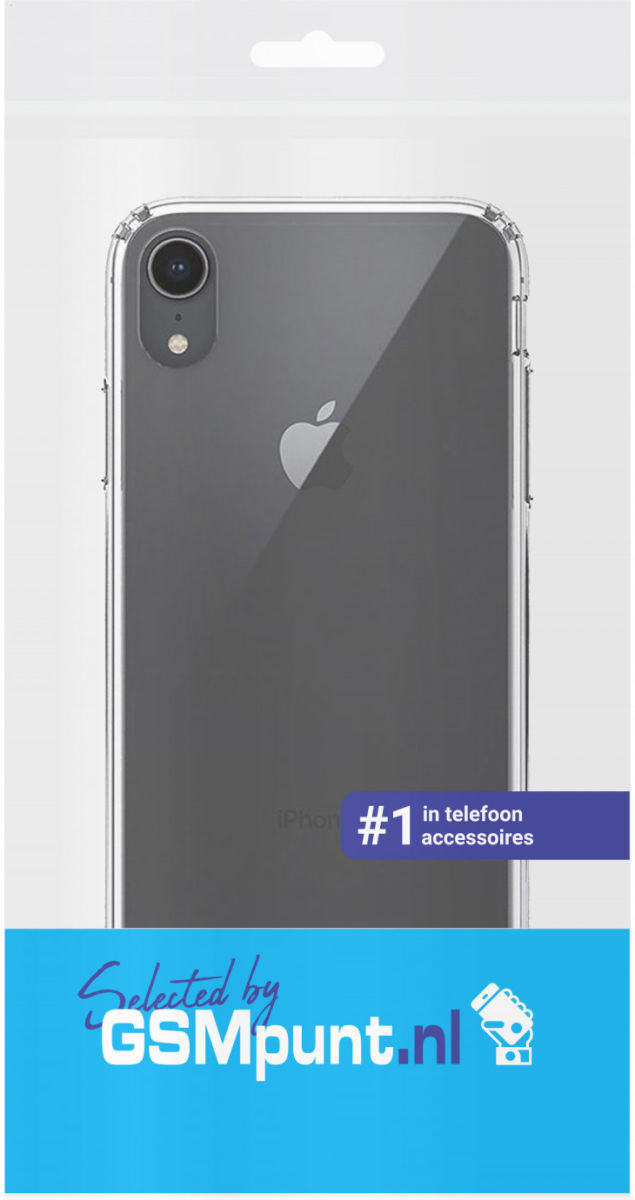 Apple iPhone XR Hoesje Armor Back Cover Transparant afbeelding 3