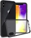 Apple iPhone XS Max Hoesje Armor Back Cover Transparant Zwart afbeelding 2