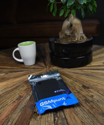 Apple iPhone XR Siliconen Hoesje Zwart afbeelding 4