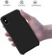 Apple iPhone XS Max Siliconen Hoesje Zwart afbeelding 4