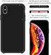 Apple iPhone XS Max Siliconen Hoesje Zwart afbeelding 6