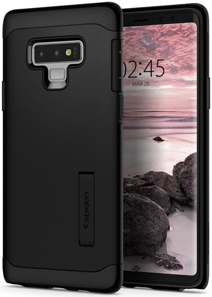Spigen Slim Armor Hoesje Samsung Galaxy Note 9 Midnight Black afbeelding 1