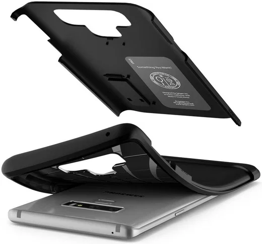 Spigen Slim Armor Hoesje Samsung Galaxy Note 9 Midnight Black afbeelding 3