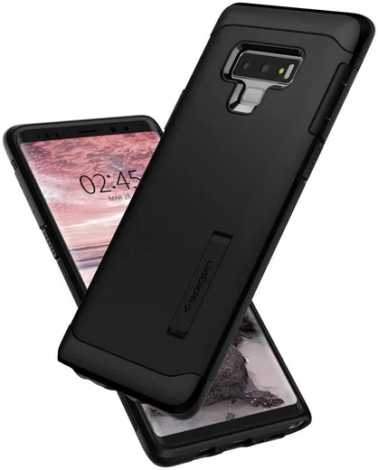 Spigen Slim Armor Hoesje Samsung Galaxy Note 9 Midnight Black afbeelding 4