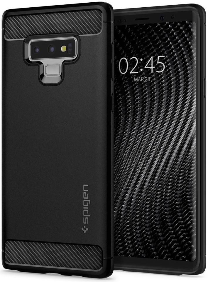 Spigen Rugged Armor Samsung Galaxy Note 9 Matte Black afbeelding 1
