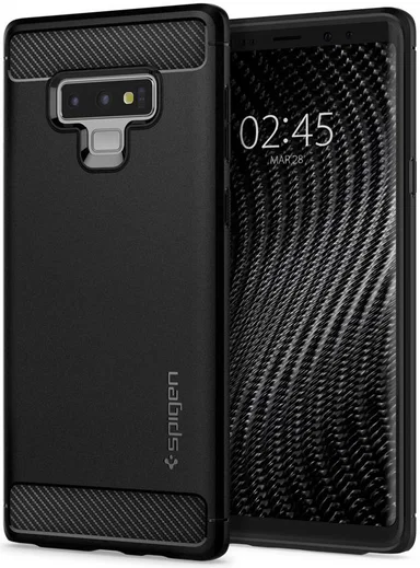 Spigen Rugged Armor Samsung Galaxy Note 9 Matte Black afbeelding 1