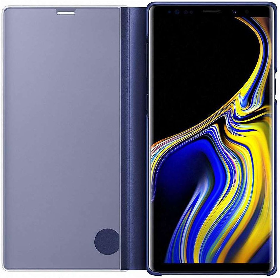 Samsung Galaxy Note 9 Clear View Flip Case Blauw afbeelding 2