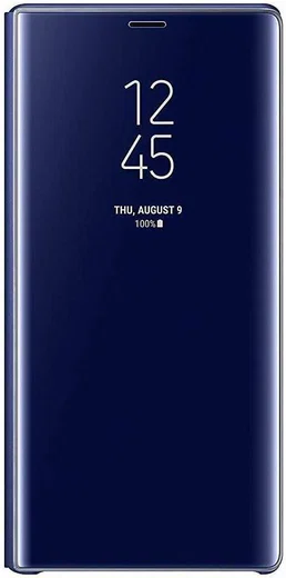 Samsung Galaxy Note 9 Clear View Flip Case Blauw afbeelding 3
