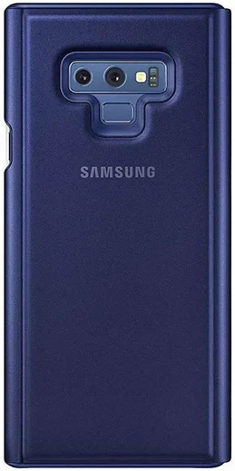 Samsung Galaxy Note 9 Clear View Flip Case Blauw afbeelding 4