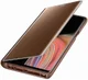 Samsung Galaxy Note 9 Clear View Flip Case Bruin afbeelding 4