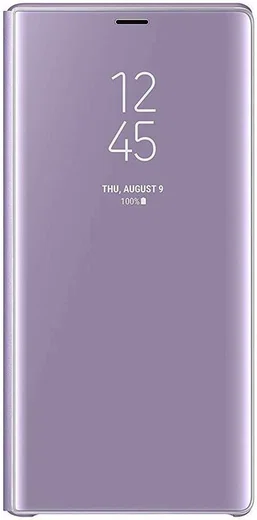 Samsung Galaxy Note 9 Clear View Flip Case Paars afbeelding 1
