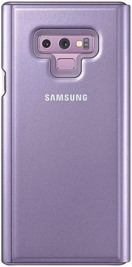 Samsung Galaxy Note 9 Clear View Flip Case Paars afbeelding 4