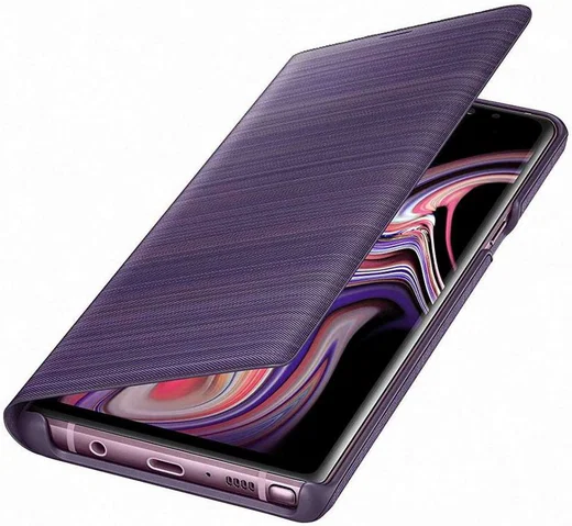 Samsung Galaxy Note 9 Led View Hoesje Paars afbeelding 1