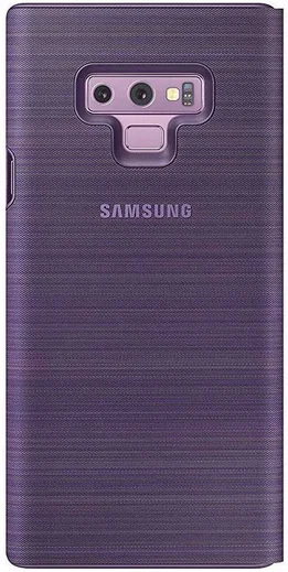 Samsung Galaxy Note 9 Led View Hoesje Paars afbeelding 3