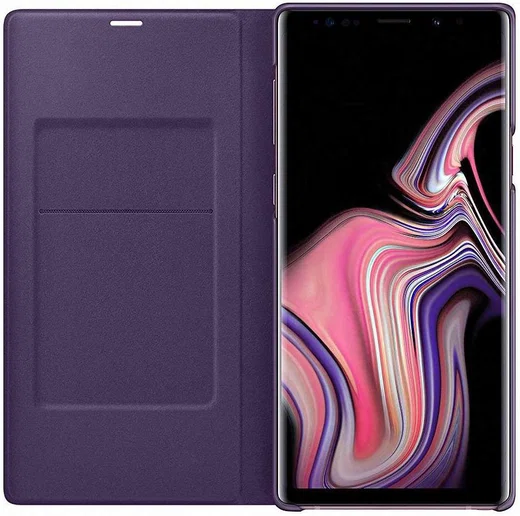 Samsung Galaxy Note 9 Led View Hoesje Paars afbeelding 4