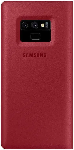 Origineel Samsung Galaxy Note 9 Portemonnee Hoesje Rood afbeelding 4