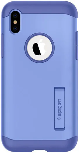 Spigen Slim Armor Apple iPhone XS Hoesje Violet afbeelding 7