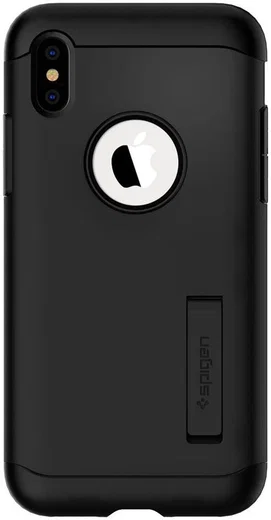 Spigen Slim Armor Apple iPhone XS Hoesje Black afbeelding 7