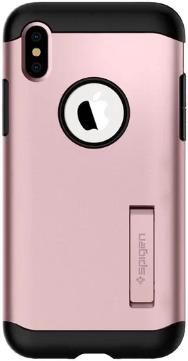 Spigen Slim Armor Apple iPhone XS Hoesje Rose Gold afbeelding 7