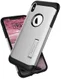 Spigen Slim Armor Apple iPhone XS Hoesje Satin Silver afbeelding 2